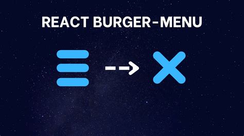 hamburger menu react